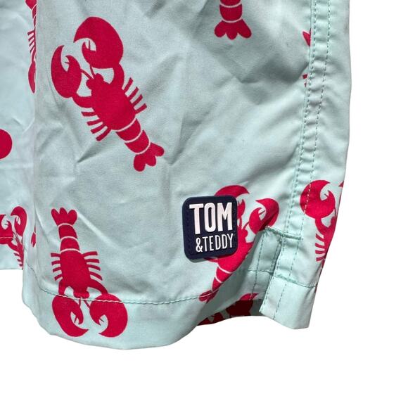New to Posh B🔆| Euro StyleTom & Teddy Light Blue Swim Shorts with Red Crabs XXL - Picture 6 of 8